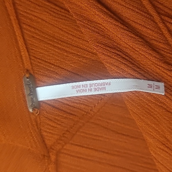 Free People Romy Smocked Mini Button-Down Dress. Size M. NWOT - Picture 4 of 4